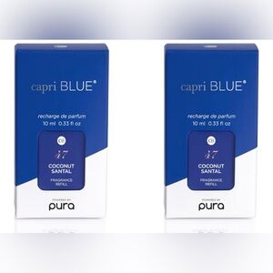 Capri Blue Pura Smart Home Plug-in Diffuser Refills – coconut Santal(Pack of 2)